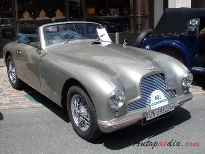 Aston Martin DB2 1950-1953 (1951 convertible), right front view