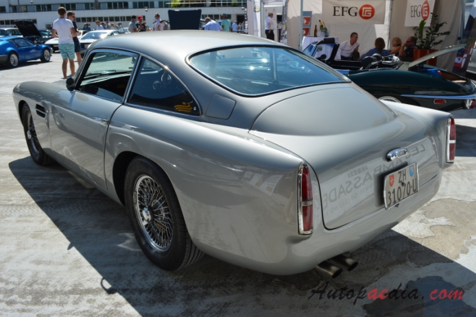 Aston Martin DB4 1958-1963 (1960-1961 Series 2 Coupé 2d), lewy tył