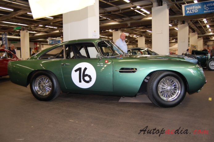 Aston Martin DB4 1958-1963 (1960 GT), prawy bok