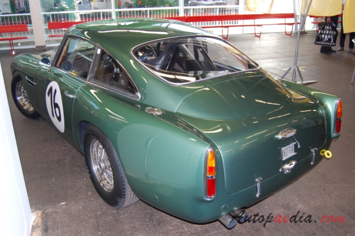 Aston Martin DB4 1958-1963 (1960 GT),  left rear view