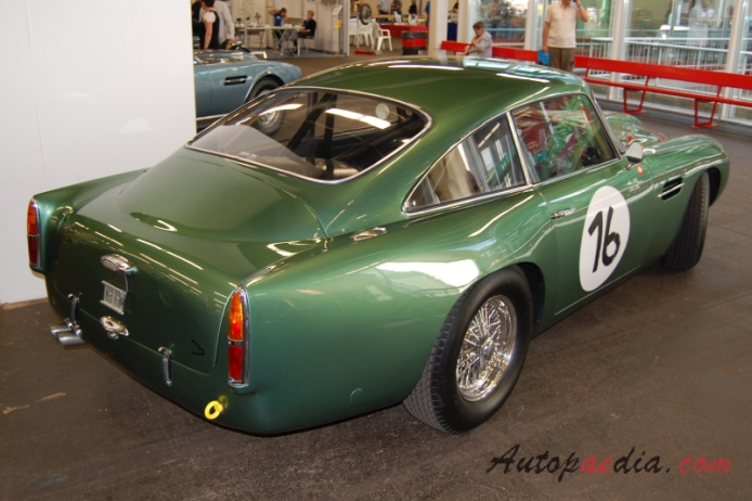 Aston Martin DB4 1958-1963 (1960 GT), right rear view