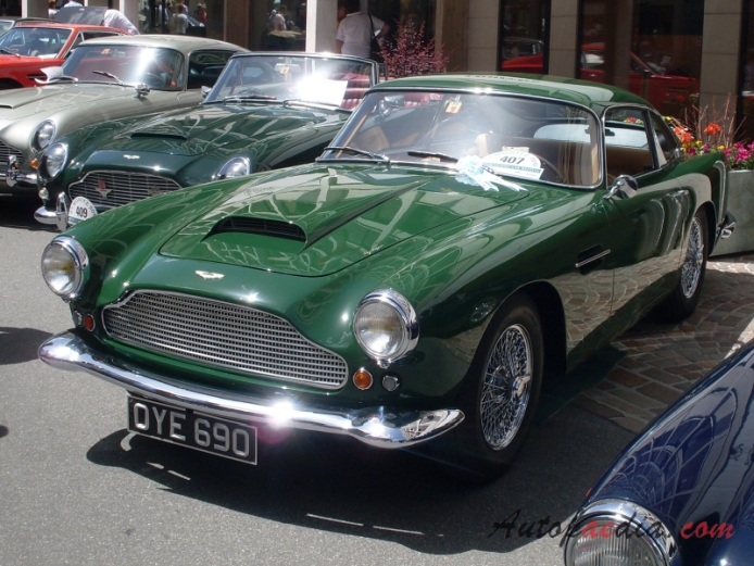 Aston Martin DB4 1958-1963 (1960 Series 1 saloon 2+2), lewy przód