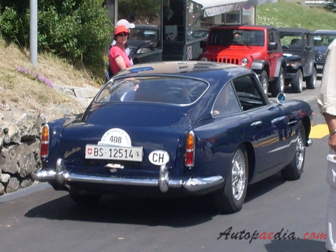 Aston Martin DB4 1958-1963 (1960 Series 2 saloon 2+2), right rear view