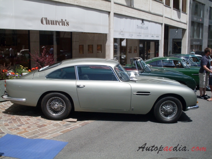 Aston Martin DB5 1963-1965 (1965 Coupé 2d), prawy bok