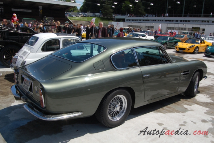 Aston Martin DB6 1965-1971 (1965-1969 Mk I Vantage), right rear view