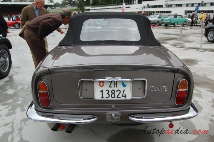 Aston Martin DB6 1965-1971 (1965-1969 Mk I Volante), rear view