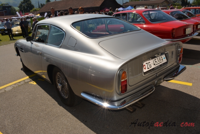 Aston Martin DB6 1965-1971 (1966 Mk I Vantage),  left rear view