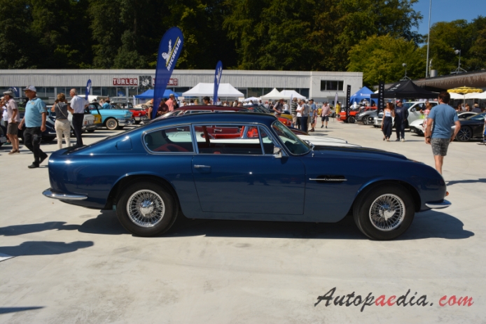Aston Martin DB6 1965-1971 (1969-1971 Mk II Vantage Coupé 2d), prawy bok
