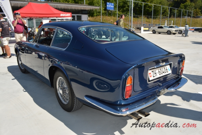 Aston Martin DB6 1965-1971 (1969-1971 Mk II Vantage Coupé 2d), lewy tył