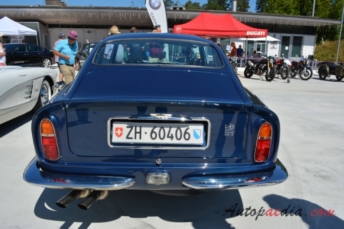 Aston Martin DB6 1965-1971 (1969-1971 Mk II Vantage Coupé 2d), tył