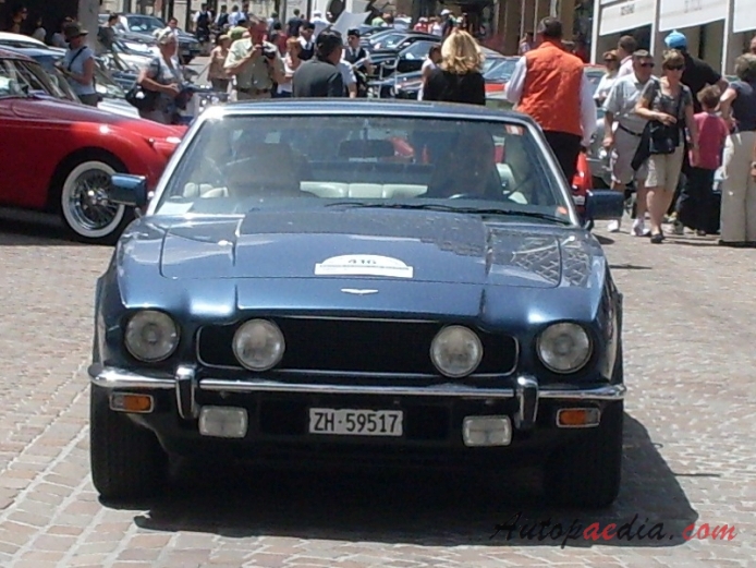 Aston Martin V8 1972-1989 (1987 series V Coupé), front view