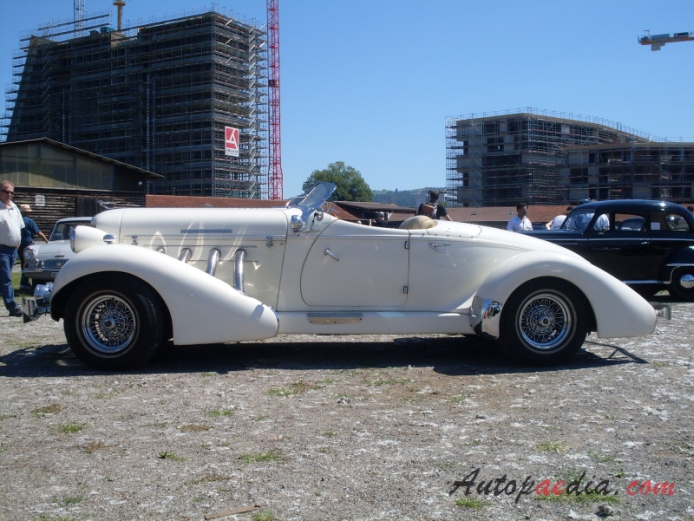 Auburn 851 (852) Speedster 1935-1936, lewy bok