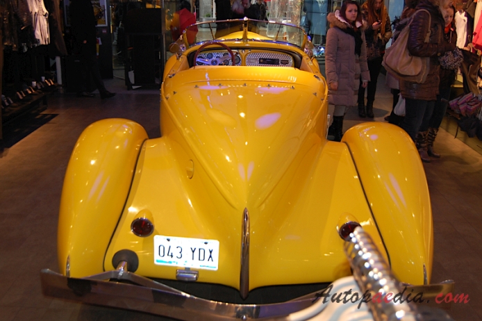 Auburn 851 (852) Speedster 1935-1936, tył