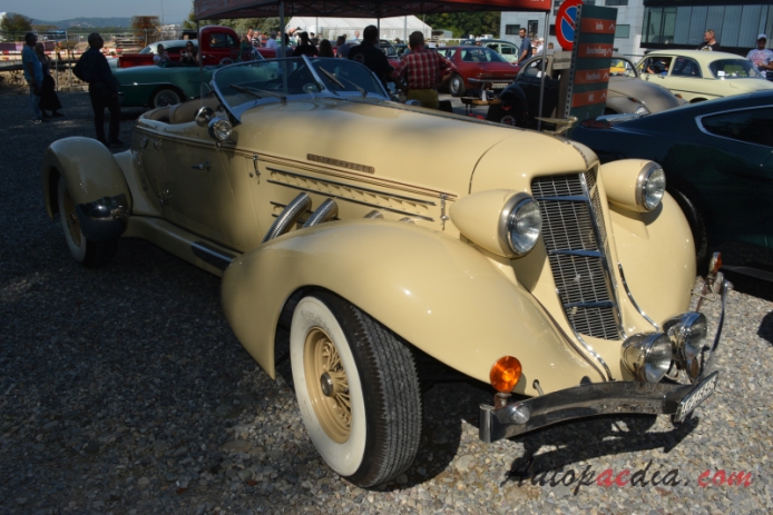Auburn 851 (852) Speedster 1935-1936, prawy przód
