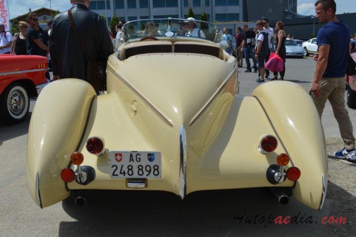 Auburn 851 (852) Speedster 1935-1936, tył