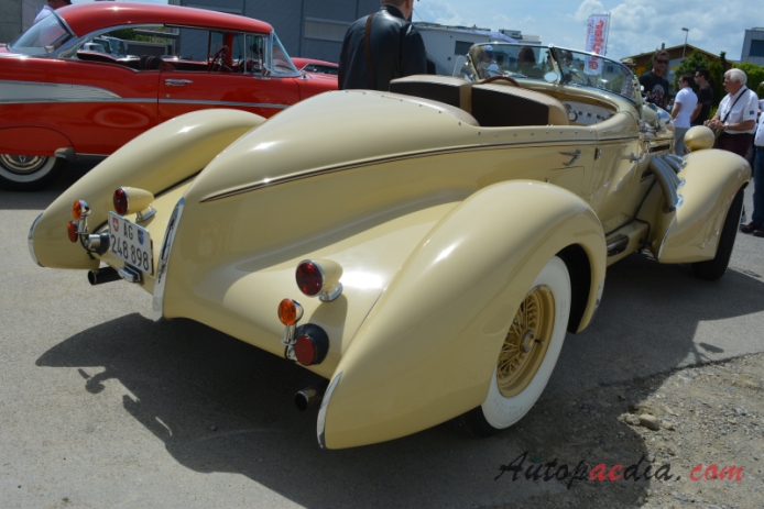 Auburn 851 (852) Speedster 1935-1936, prawy tył