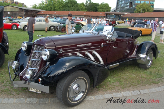 Auburn 851 (852) Speedster 1935-1936 (1966 Serie 2), lewy przód