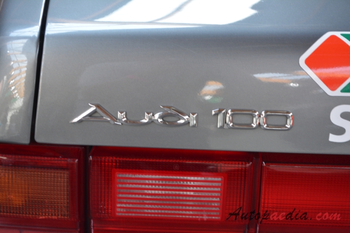 Audi 100 C3 1982-1991 (1986-1990 Audi 100 2.3 E sedan 4d), rear emblem  