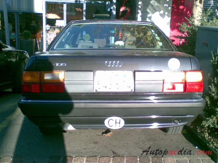 Audi 100 C3 1982-1991 (1991 sedan 4d), rear view
