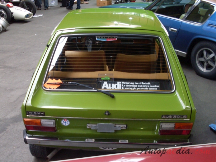 Audi 50 1974-1978 (LS hatchback 3d), rear view