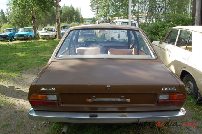 Audi 80 B1 1972-1978 (1972-1976 80S sedan 2d), tył