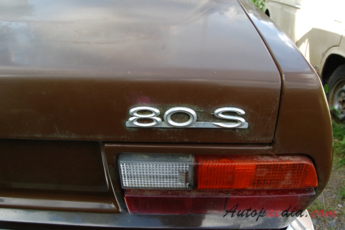 Audi 80 B1 1972-1978 (1972-1976 80S sedan 2d), rear emblem  