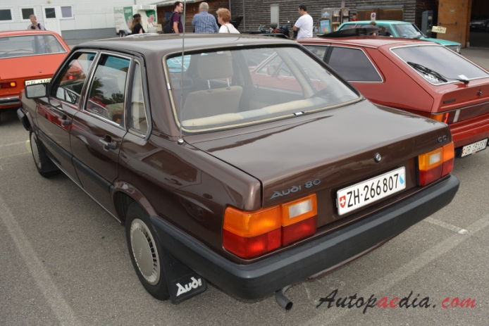 Audi 80 B2 1978-1986 (1984-1986 Audi 80 CC sedan 4d), lewy tył