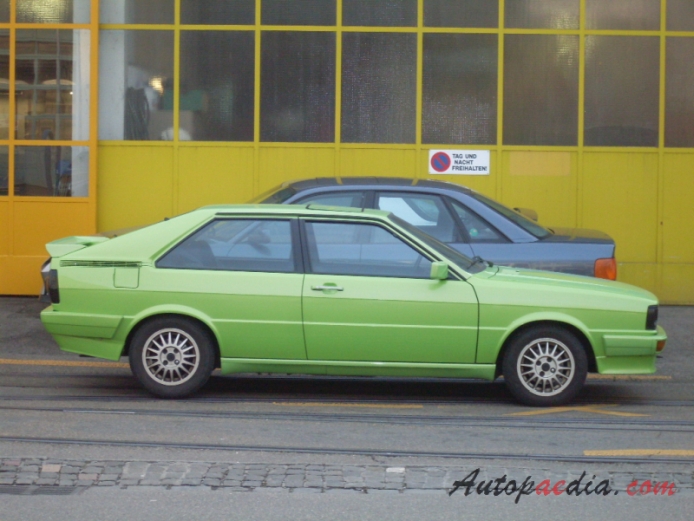 Audi Coupé GT (Typ 85) 1980-1987 (1980-1983), prawy bok