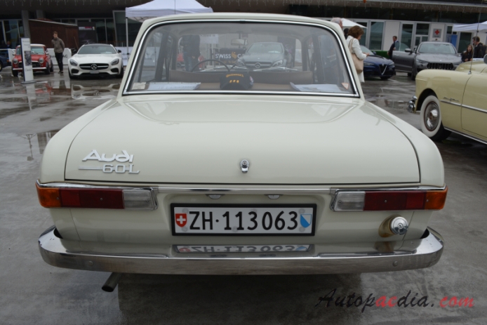 Audi F103 1965-1972 (1970 Audi 60 L sedan 4d), rear view