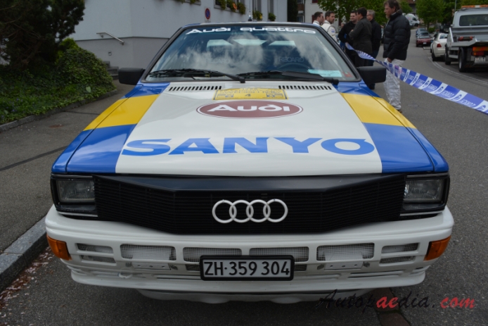 Audi Quattro 1980-1991 (1982 Quattro Rallye Gr. 4 replica), front view