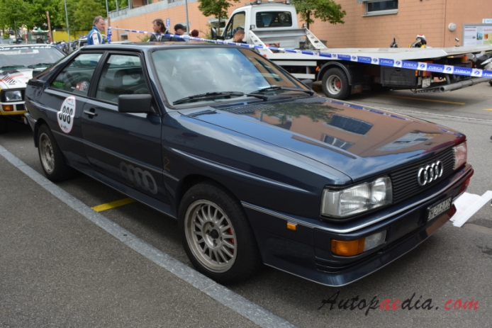 Audi Quattro 1980-1991 (1990 Turbo 20v), prawy przód