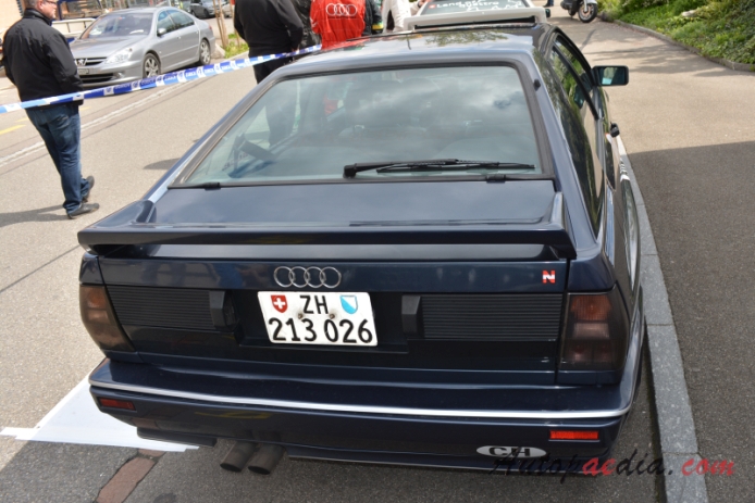 Audi Quattro 1980-1991 (1990 Turbo 20v), rear view