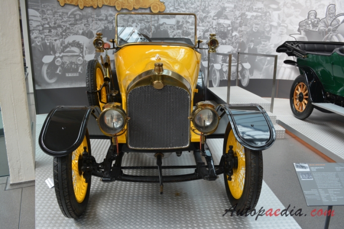 Audi typ B 1911-1917 (1911 Audi 10/28 PS Typ B saloon 2d), przód