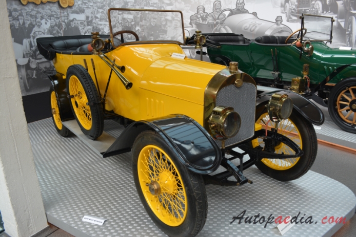 Audi typ B 1911-1917 (1911 Audi 10/28 PS Typ B saloon 2d), prawy przód