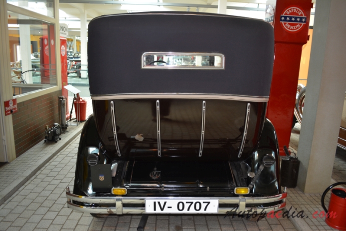 Audi typ SS Zwickau 1929-1932 (1930 cabrio-limuzyna 4d), tył