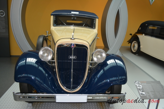Audi UW 1933-1934 (1934 Audi UW 8/40 PS Gläser convertible 2d), przód