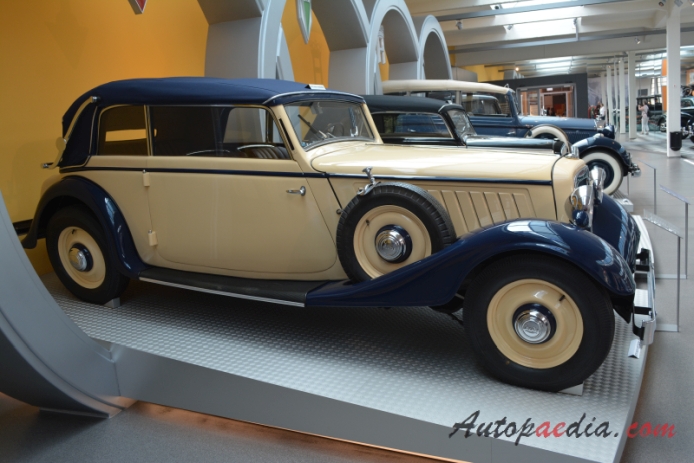 Audi UW 1933-1934 (1934 Audi UW 8/40 PS Gläser convertible 2d), prawy bok