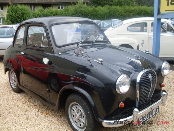Austin A35 1956-1959 (1958 saloon 2d), right front view