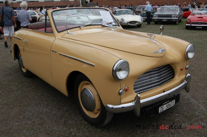 Austin A40 Sports 1950-1953 (1951 convertible 2d), right front view