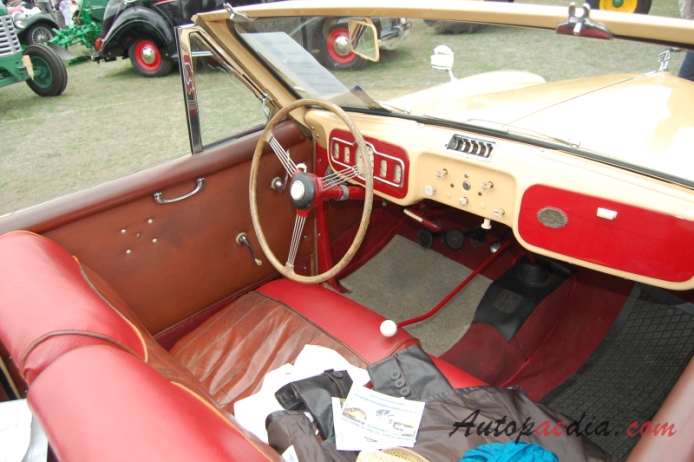 Austin A40 Sports 1950-1953 (1951 convertible 2d), interior