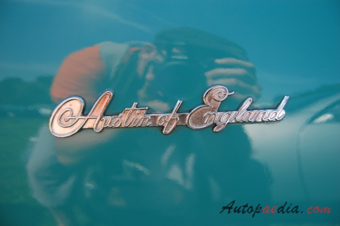Austin A90 Atlantic 1948-1952 (1948-1951 convertible 2d), emblemat bok 