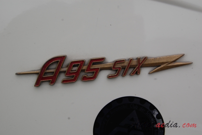 Austin A95 (A105) Westminster 1956-1959 (1958 sedan 4d), emblemat tył 