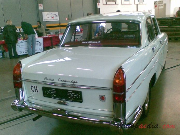 Austin Cambridge A60 1961-1969 (1964 sedan 4d), right rear view