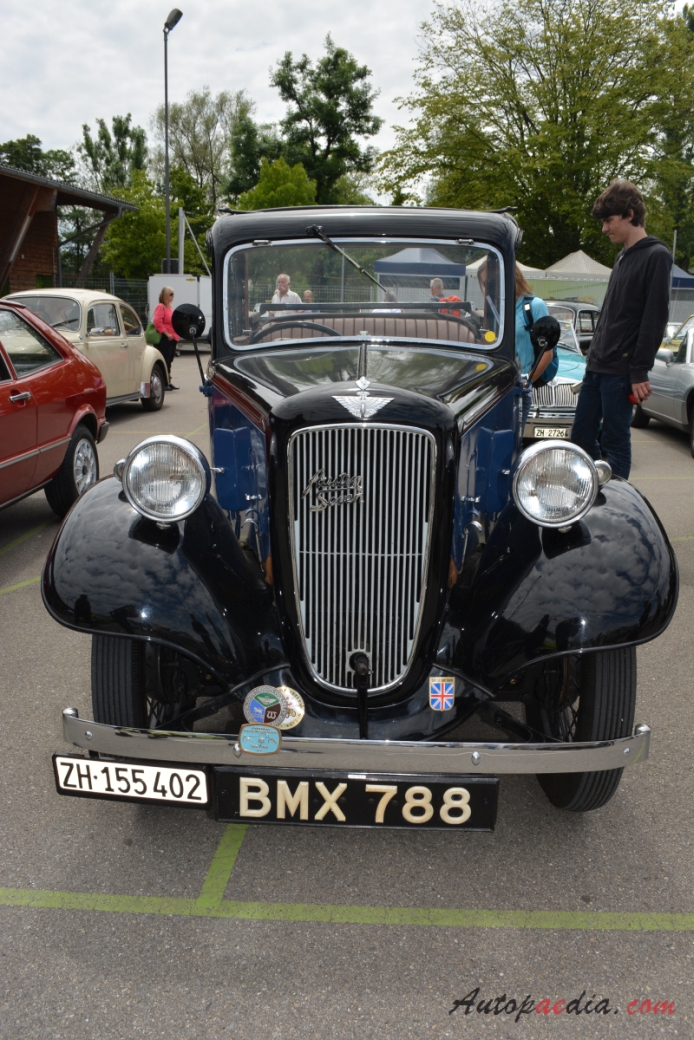 Austin Seven 1922-1939 (1935 Ruby cabriolet 2d), przód