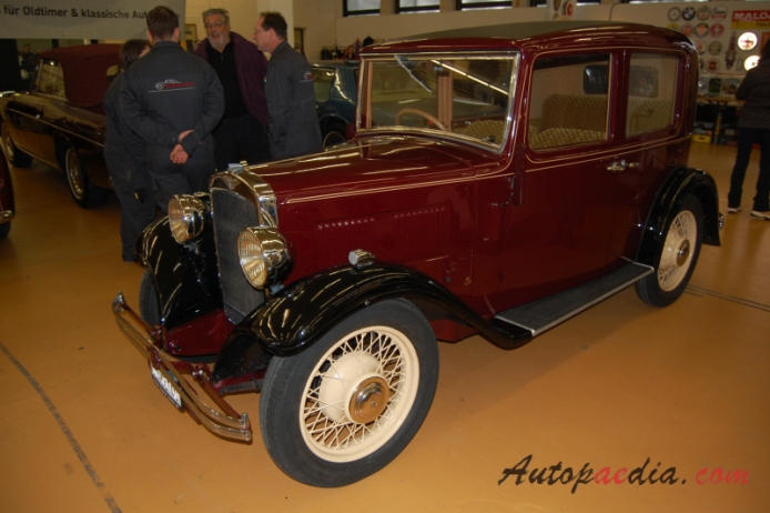 Austin Seven 1922-1939 (1936 saloon 4d), lewy przód