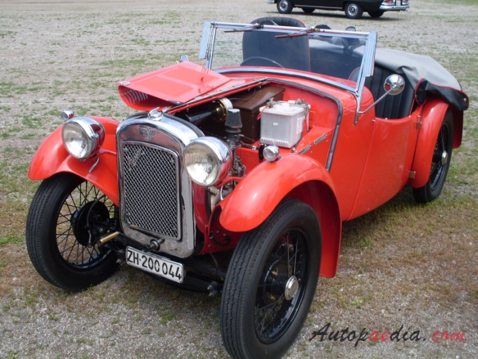 Austin Seven 1922-1939 (roadster 2d), lewy przód