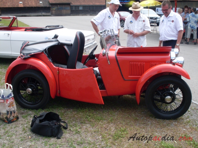 Austin Seven 1922-1939 (roadster 2d), right side view