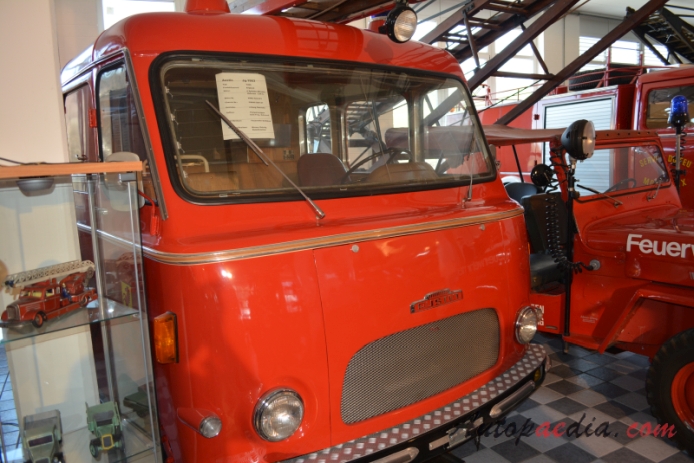 Austin T200 1963 (Emil Frey Carrosserie fire engine), right front view