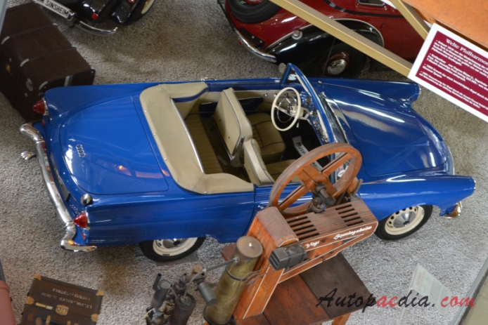 Auto Union 1000 Sp 1958-1965 (1963 cabriolet), right rear view