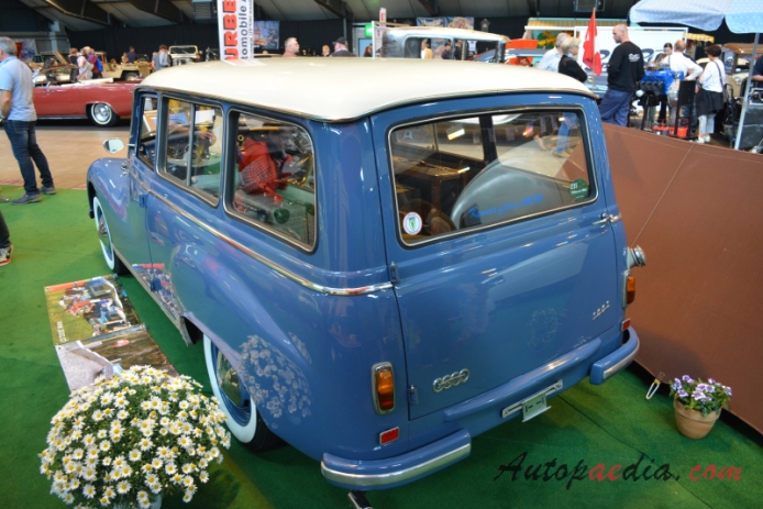 Auto Union 1000 1958-1963 (1959-1962 Universal kombi 3d),  left rear view